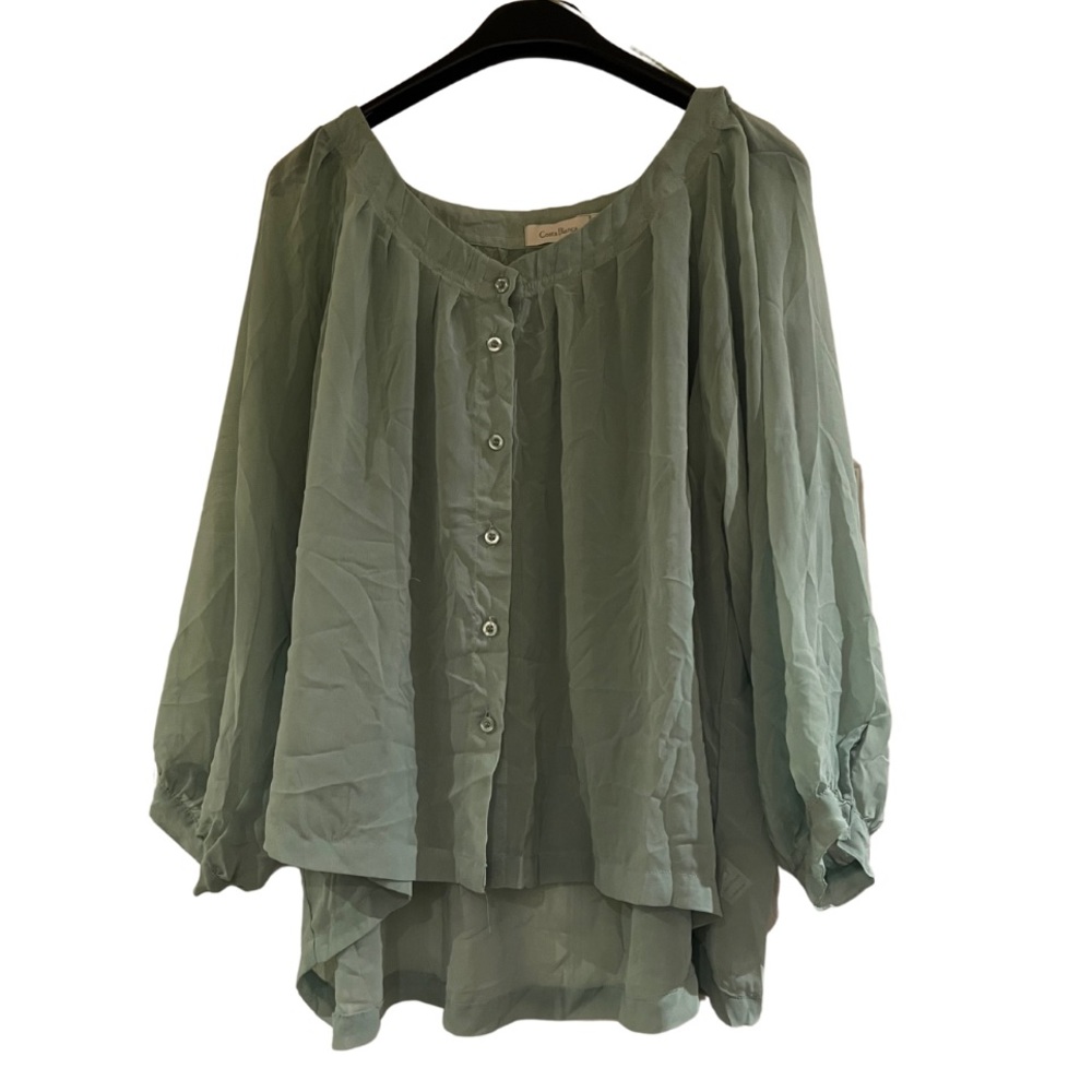 Costa Blanca Green Blouse